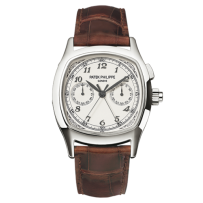 AAA Replica Patek Philippe Split-Seconds Cronografo in acciaio inossidabile Orologio argento 5950A-001