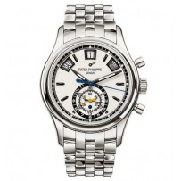 AAA Replica Patek Philippe Annual Calendar Chronograph Stainless Steel Leicester Watch 5960 / 1A-011