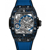 AAA Repliche Hublot Spirit Of Big Bang Tourbillon Orologio blu carbonio 645.QL.7117.RX