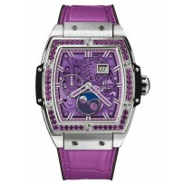 AAA Repliche Hublot Spirit Of Big Bang Moonphase Titanium Orologio viola 647.NX.4771.LR.1205