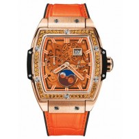 AAA Repliche Hublot Spirit Of Big Bang Moonphase King Oro Arancio Orologio 647.OX.5381.LR.1206