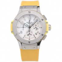 Orologio Hublot Big Bang cinturino giallo quadrante bianco 98071