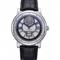 Cartier Rotonde Flying Tourbillon quadrante bianco 621945