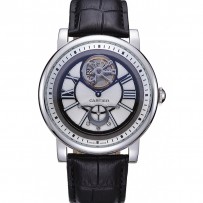 Cartier Rotonde Flying Tourbillon quadrante bianco 621945