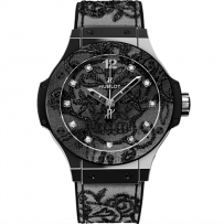 Repliche AAA Hublot Big Bang Broderie Skull Acciaio Orologi 343.SS.6570.NR.BSK16