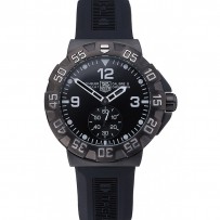 Tag Heuer Formula One Grande Date Bracciale in gomma con quadrante nero 622275