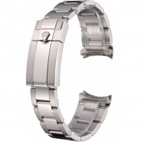 Bracciale a maglie Rolex in acciaio inossidabile lucidato e spazzolato 622492