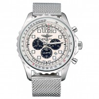 Breitling Navitimer Cinturino in Acciaio Inossidabile Quadrante Beige