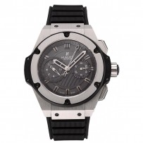 Swiss Hublot King Power in acciaio inossidabile con cinturino in gomma shb11 621404