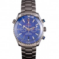 Omega James Bond Skyfall Chronometer Watch con quadrante blu e lunetta blu om226 621378