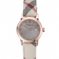 Burberry The City Classic Bracciale con quadrante grigio Haymarket 622566