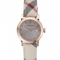 Burberry The City Classico Quadrante Grigio Bracciale Haymarket-622566