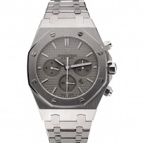 Swiss Audemars Piguet Royal Oak cronografo quadrante grigio cassa e bracciale in acciaio inossidabile 622.869