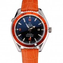 Omega Seamaster Planet Ocean Co-Axial Orange Case quadrante nero 98100