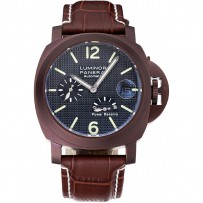 Panerai Luminor cinturino in pelle marrone quadrante nero 80165