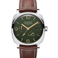 AAA Repliche Panerai Radiomir GMT Power Reserve Edizione Verde Militare 45mm Orologio da uomo PAM00999