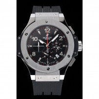 Orologio Hublot Big Bang King cinturino nero quadrante nero