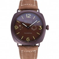 Panerai Luminor Marina Militare Bracciale in acciaio inossidabile viola con lunetta cachi 622.320