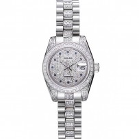 Swiss Rolex DateJust Diamond Dial in acciaio inossidabile 622021