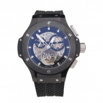 Hublot King Power Tourbillon cinturino nero quadrante nero