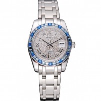 Rolex Datejust Diamond Dial Blue Jewels Lunetta Cassa e bracciale in acciaio inossidabile 622.834