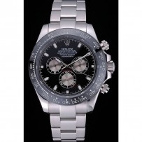 Rolex Cosmograph Daytona quadrante nero bracciale in acciaio inossidabile 622.543