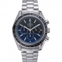 Cinturino in acciaio inossidabile Omega Speedmaster nero grigio 622052