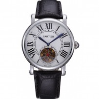 Cartier Rotonde Flying Tourbillon quadrante bianco 621956