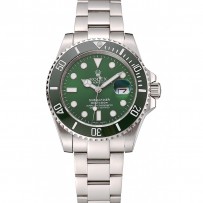 Rolex Submariner quadrante verde cinturino in acciaio inossidabile 1454069