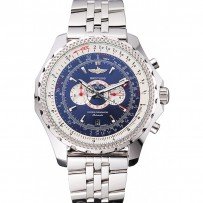 Breitling Bentley Supersports quadrante blu cassa e bracciale in acciaio inossidabile 622221