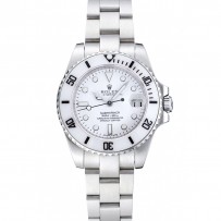 Rolex Submariner quadrante bianco Bracciale in acciaio inossidabile 1454152