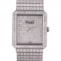 Orologio Piaget Swiss Limelight in acciaio inossidabile con diamanti incrostati 80295