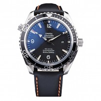 Quadrante nero con cassa nera Omega Swiss Seamaster Planet Ocean