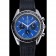 Omega Speedmaster cinturino in caucciù nero quadrante blu 622043