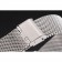 Cassa e bracciale in acciaio inossidabile con quadrante inciso in argento con piccoli secondi Patek Philippe Calatrava