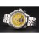 Breitling Bentley Mulliner Tourbillon quadrante giallo cassa e bracciale in acciaio inossidabile 622.734