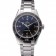 Swiss Omega Seamaster quadrante nero cassa e bracciale in acciaio inossidabile 622.843