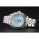 Breitling Colt Lady quadrante blu chiaro cassa e bracciale in acciaio inossidabile con indici delle ore di diamanti