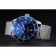 Orologio Breitling Certifie SuperOcean con quadrante blu blu