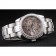 Rolex Datejust in acciaio inossidabile lucido con quadrante a fiori marroni placcato in diamanti