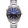 Bracciale in acciaio inossidabile con quadrante nero Omega Seamaster 622037