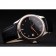 Patek Philippe Geneve Calatrava Indicatore delle ore con borchie in cristallo Quadrante nero Cinturino in pelle nera 98169