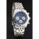 Cassa e bracciale in acciaio inossidabile con quadrante blu al quarzo Breitling Chronomat