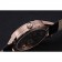 Patek Philippe Geneve Two Dial quadrante nero lunetta in oro rosa cinturino in pelle nera 622146