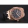 Swiss Audemars Piguet Royal Oak quadrante nero cassa in oro cinturino in pelle nera