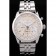 Breitling Transocean quadrante bianco cinturino in acciaio inossidabile