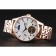 Omega De Ville Moonphase Tourbillon quadrante bianco lancette blu Cassa e bracciale in oro rosa