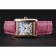 Cartier Tank MC cassa in oro quadrante bianco cinturino in pelle rosa 622176