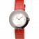 Hermes Classic MOP quadrante cinturino in pelle rossa