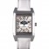 Jaeger le Coultre Reverso Squadro Lady cinturino in pelle bianca quadrante perla 41970